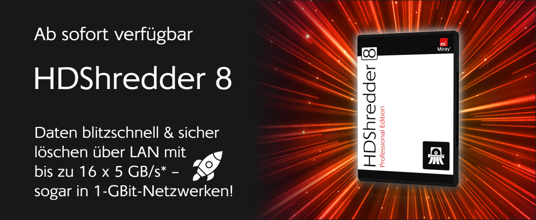 HDShredder 8 ist da!