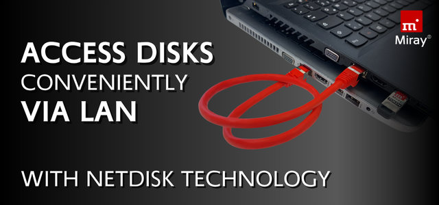 Access disks conveniently via LAN